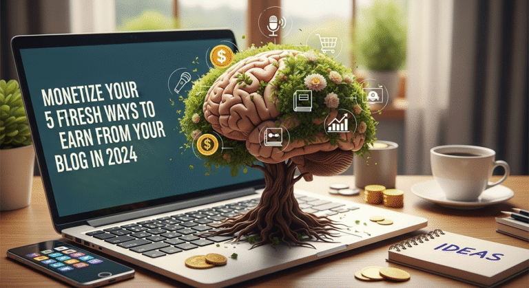 Monetize Your Thoughts: 5 Fresh Ways to Earn From Your Blog in 2024